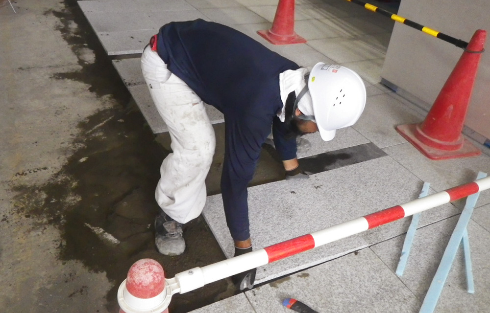 石工事